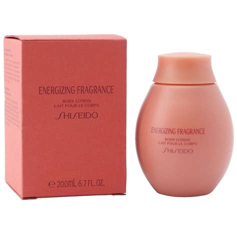 shiseido energizing fragrance body lotion.